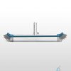 Cepillo de pared 50cm piscinas | IUMAN Pool